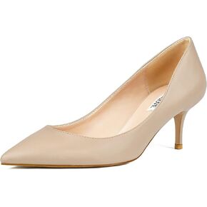 JOY IN LOVE Women's Shoes Low Heels Pointy Toe Kitten Heel Daily Pumps