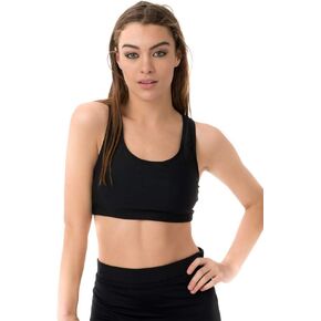 حمالة صدر سباحة مدعومة بعامل حماية من الأشعة فوق البنفسجية 50+ للنساء من Undercover Waterwear - حمالة صدر رياضية بظهر متسابق - حمالة صدر رياضية سريعة الجفاف