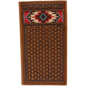 محفظة ARIAT للرجال من Western Inlay Rodeo مقاس واحد in Saudi Arabia