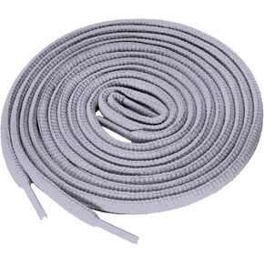 Shoelaces 2 Pair Oval Shoes Laces Half Round 1/4"Athletic ShoeLaces for Sport Running Shoes Shoe Strings
