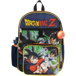 Bioworld Dragon Ball Z kids Backpack Set 4-Piece School Supplies Combo