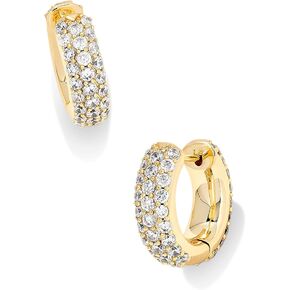 Kendra Scott Mikki Pave Huggie Earrings, Fashion Jewelry For Women