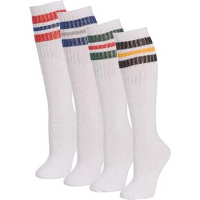 PH Mens Classic Three Stripe Sports Tube Socks Size 13-15 (4-Pairs) in Saudi Arabia