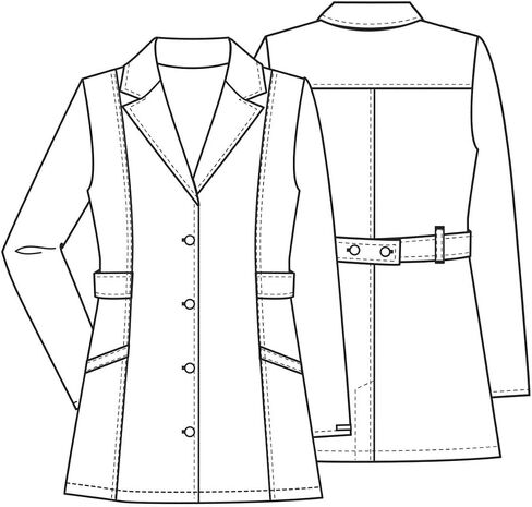 Cherokee 30" Twill Lab Coat, Consultation Coat, White Lab Coats for Women 2316 in Saudi Arabia