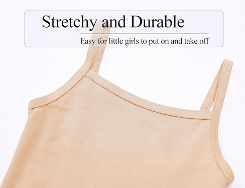 Nokecina Girls Dance Camisole Leotard Pink Black Undergarment Ballet Bodysuits Dancewear for 2-10 Years Old Kids in Saudi Arabia
