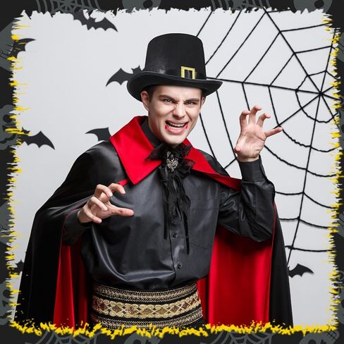 Hoosige 12 Pcs Black Pilgrim Hat for Men Thanksgiving Novelty Top Hats Cosplay Costume for Adult Man Women Holiday Halloween in Kuwait