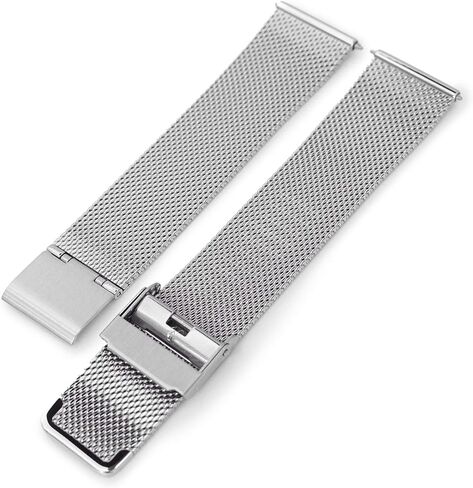 20 مم سريعة الإصدار الكلاسيكية سوبر غرامة شبكة ساعة ميلانو الفرقة مصقول in Kuwait