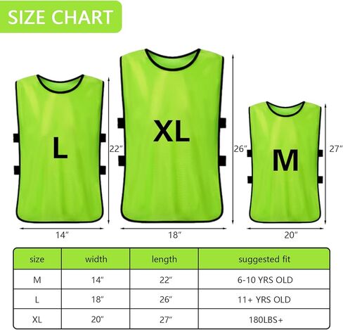 brooman Scrimmage Training Vest Kids Youth Adult Soccer Practice Jersey Athletic Pinnies (12 &24 Pack) in Saudi Arabia