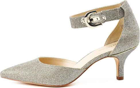 JENN ARDOR Women's Kitten Heel Pumps Ladies Closed Pointed Toe D'Orsay Ankle Strap Dress Stiletto in Saudi Arabia