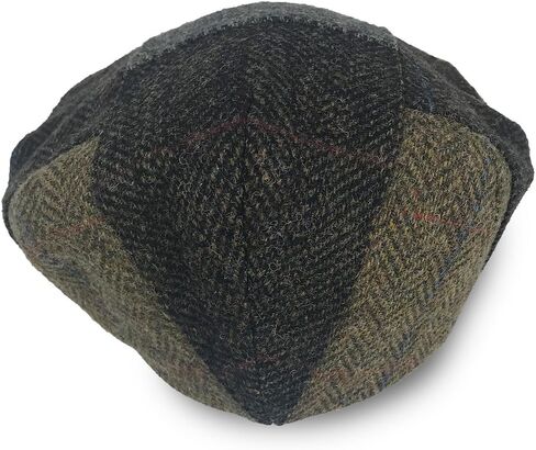 Mucros Weavers Irish Trinity Patch Cap، قبعة أيرلندية للرجال، قبعة صوف موزع الصحف، قبعة صوف مسطحة in Kuwait