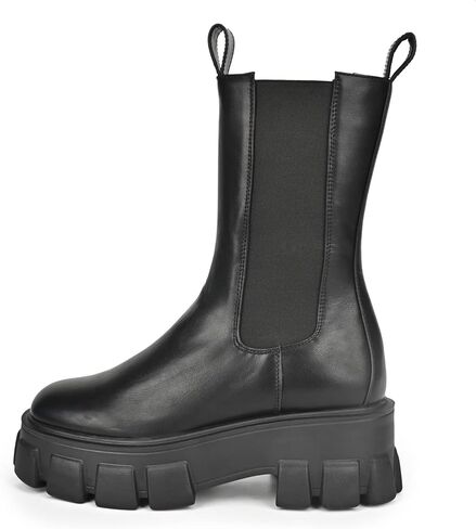 حذاء بوت نسائي من READYSALTED بمنتصف الساق ذو نعل سميك وعالي الكاحل (ROTA) in Kuwait