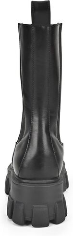 حذاء بوت نسائي من READYSALTED بمنتصف الساق ذو نعل سميك وعالي الكاحل (ROTA) in Kuwait