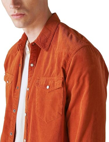 قميص رجالي من Lucky Brand ذو أكمام طويلة غربي in Kuwait