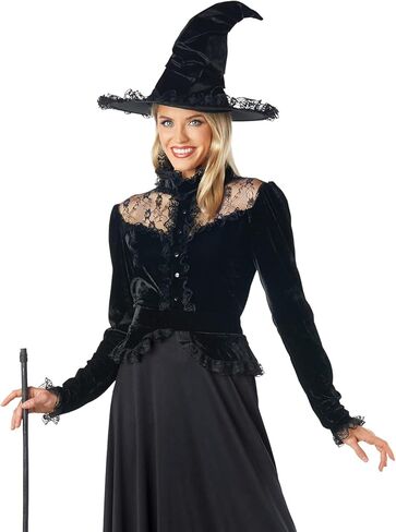 مجموعة أزياء Moonlight Witch Dress التنكرية من JUST FOR PARTY، تصميم دانتيل، للهالوين، in Kuwait