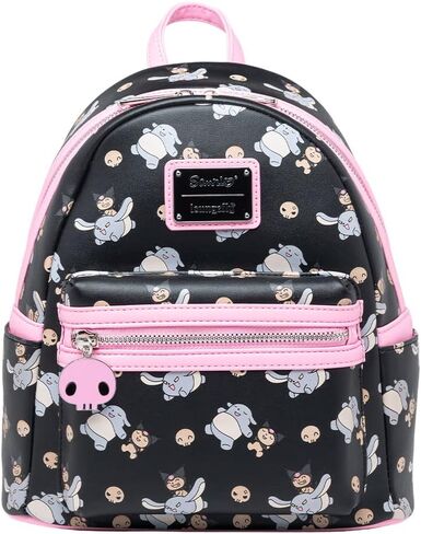 Loungefly Sanrio Glow in the Dark Kuromi and Baku female Backpack in Saudi Arabia