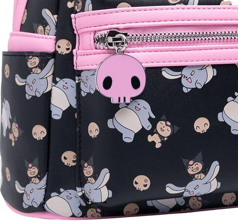 Loungefly Sanrio Glow in the Dark Kuromi and Baku female Backpack in Saudi Arabia