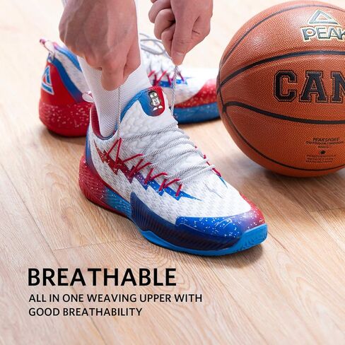 PEAK Men's Sneakers, Lou Williams Lightning Sport Shoes for Basketball, Running, Walking in Kuwait