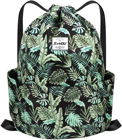 XEYOU Drawstring Sports Backpack Lightweight Gym Yoga Sackpack Shoulder Rucksack Casual Outdoor Daypack for Women and Men in Kuwait