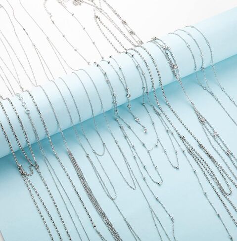 NICEIGHT 9PCS Body Chain for Women Sexy Bikini Bra Chain Necklace Belly Waist Chain for Summer Beach Length Adjustable in Kuwait