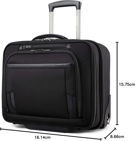 Samsonite Pro Upright Mobile Office, Black, One Size in Saudi Arabia
