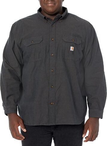 Carhartt Men's Loose Fit Midweight Chambray Long-Sleeve Shirt in Saudi Arabia