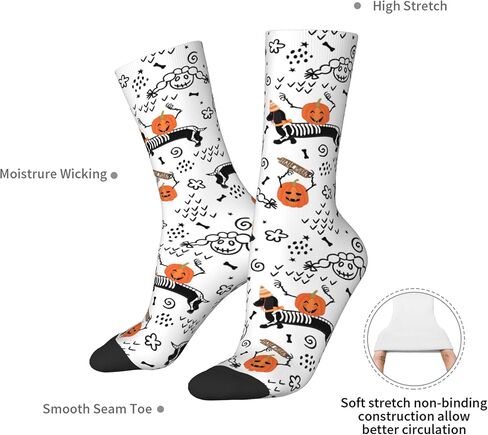 jajoaier Women's Casual Socks,Funny Novelty Crew Socks Birthday Anniversary Christmas Gifts(One Size) in Kuwait