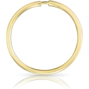 ONDAISY 1PCS 20G 14k Solid Real Gold Round Hoop Tragus Helix Cartilage Daith Inner Outer Conch Ring Ear Piercing Earring