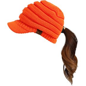 C.C Hatsandscarf Exclusives Women's Ribbed Knit Hat with Brim (YJ-131)(YJ-2023) in Saudi Arabia