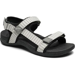 MEGNYA Comfortable Walking Sandals for Womens, Waterfront Sport Hiking Sandals with Adjustable Straps for Camping, Casual Athletic Sandals for Outdoor Active