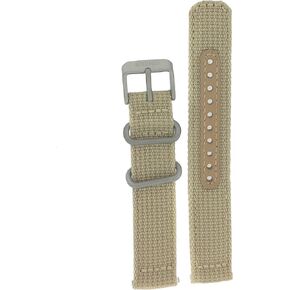 SEIKO Original Nylon Beige Watch Band 18 millimeters- Model SNK805 in Kuwait
