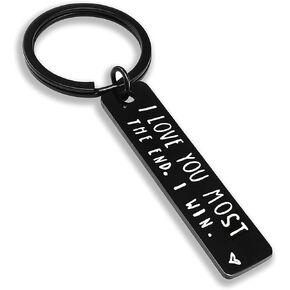 CINDYHE Couple Keychain I Love You Keychain for Boyfriend Girlfriend Husband Wife Keychain Gifts for Him Her