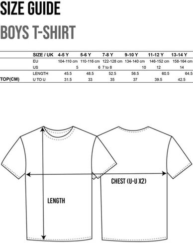 تي شيرت للأولاد من بين الولايات المتحدة للأطفال، قميص أسود بأكمام قصيرة in Kuwait