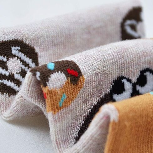 ZAKASA Womens Funny Toe Sock Cotton Five Finger Running Ankle Novelty Socks (Animal cat, US shoe 6-9) in Kuwait