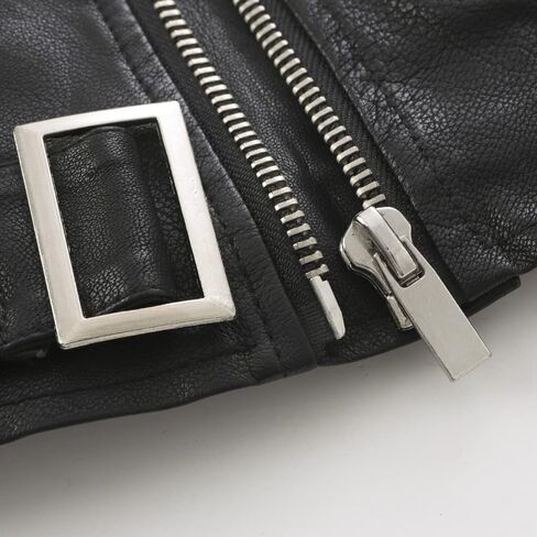 LJYH Grils الشتاء التلبيب المخملية التطريز بولي سترات جلدية الأطفال الدافئة دراجة نارية معاطف in Kuwait