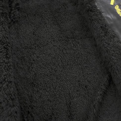 LJYH Grils الشتاء التلبيب المخملية التطريز بولي سترات جلدية الأطفال الدافئة دراجة نارية معاطف in Kuwait