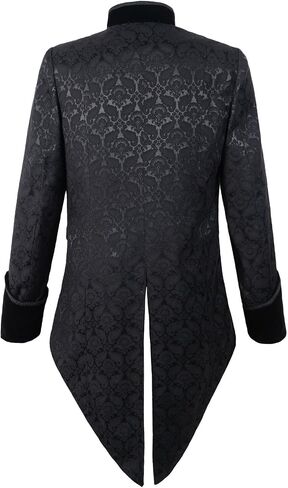 سترة DarcChic للرجال Steampunk Tailcoat مخملية قوطية VTG فيكتورية in Kuwait