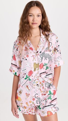 مجموعة بيجامة قصيرة للسيدات من Karen Mabon One Night in Vegas in Kuwait