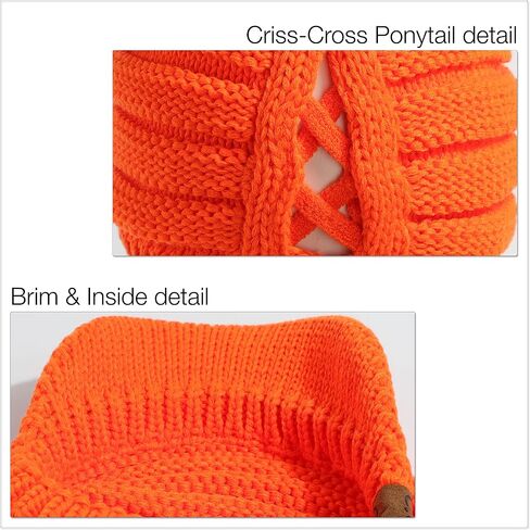 C.C Hatsandscarf Exclusives Women's Ribbed Knit Hat with Brim (YJ-131)(YJ-2023) in Saudi Arabia