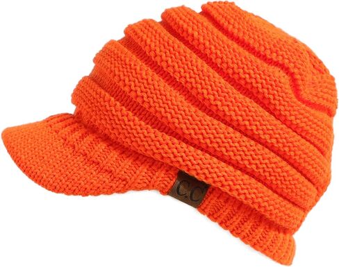 C.C Hatsandscarf Exclusives Women's Ribbed Knit Hat with Brim (YJ-131)(YJ-2023) in Saudi Arabia