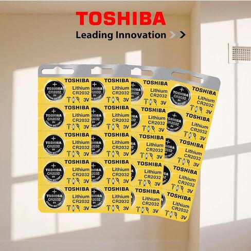 Toshiba CR2032 3 Volt Lithium Coin Battery (20 Batteries) in Saudi Arabia