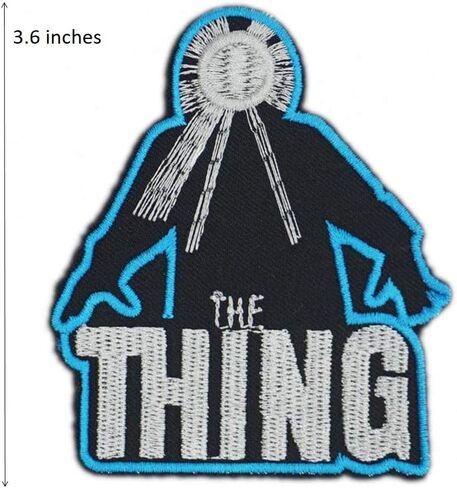 3.5" The Thing Embroidered Iron on and sew on Patch Horror in Saudi Arabia