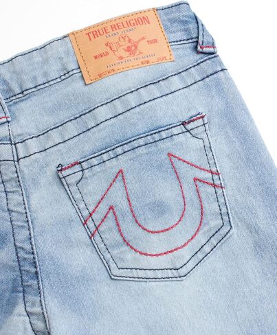 True Religion Boys' Jeans - Slim Fit Stretch Denim Moto Jeans for Boys (4-16) in Saudi Arabia