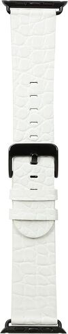 hadley أطفاليRoma ap1000rt 42 A 42 مم Apple حزام شريط ساعة يد من جلد التمساح mte من الجلد من جلد التمساح باللون الأبيض in Saudi Arabia