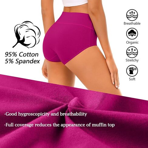 Eiggam High Waisted Underwear for Women, C-section Postpartum Tummy Control Panties Soft Stretch Underwear Women Pack in Saudi Arabia