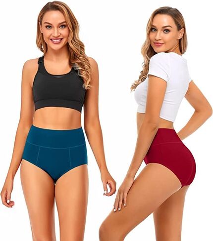 Eiggam High Waisted Underwear for Women, C-section Postpartum Tummy Control Panties Soft Stretch Underwear Women Pack in Saudi Arabia