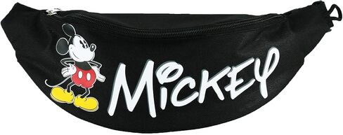 Disney Mickey Mouse Waist Pack, Black in Saudi Arabia