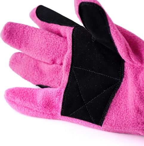 HORZE Kids' Fleece Winter Horse Riding Gloves with Pony Design in Saudi Arabia