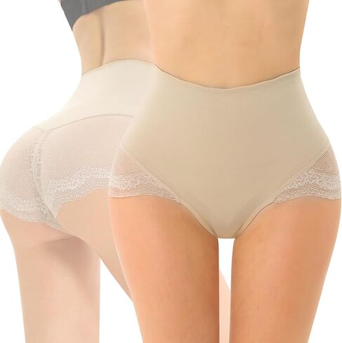 Yasons High Waist Thong Tummy Control Panties Shapewear Underwear For Women, Abs Shaping Pants Tightening Belly Panty Shaper Girdle Tuck Women in Saudi Arabia