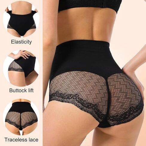 Yasons High Waist Thong Tummy Control Panties Shapewear Underwear For Women, Abs Shaping Pants Tightening Belly Panty Shaper Girdle Tuck Women in Saudi Arabia