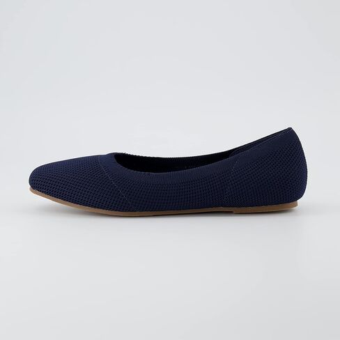 CUSHIONAIRE Women's Selfie Knit Flat with +Memory Foam and Wide Widths Available in Kuwait